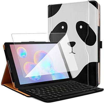 KARYLAX Beschermhoes (motief MV06) met Azerty Bluetooth-toetsenbord + 1 schermbeschermer voor Samsung Galaxy Tab S6 10.5 SM-T860 tablet KARYLAX Beschermhoes (motief MV06) met Azerty Bluetooth-toetsenbord + 1 schermbeschermer voor Samsung Galaxy Tab S6 10.5 SM-T860 tablet