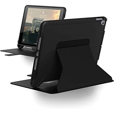 Urban Armor Gear Scout Beschermhoes voor Apple iPad 10,2 inch (2020 en 2019) met standfunctie, penhouder voor Apple Pencil en Logitech potlood, compatibel met Apple Smart Keyboard zwart Urban Armor Gear Scout Beschermhoes voor Apple iPad 10,2 inch (2020 en 2019) met standfunctie, penhouder voor Apple Pencil en Logitech potlood, compatibel met Apple Smart Keyboard zwart