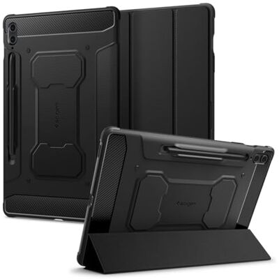 Spigen Rugged Armor Pro-hoes voor Samsung Galaxy Tab S9 FE+ (2023) zwart Spigen Rugged Armor Pro-hoes voor Samsung Galaxy Tab S9 FE+ (2023) zwart