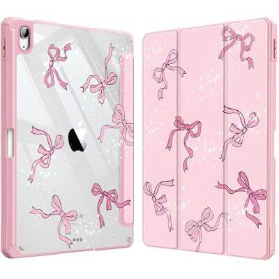 FINTIE Hybride hoes voor iPad Air 11 inch M4/M3/M2 (2026/2025/2024), iPad Air 5e/4e generatie (2022/2020) 10,9 inch, met penhouder, stootvaste beschermhoes met transparante harde hoes FINTIE Hybride hoes voor iPad Air 11 inch M4/M3/M2 (2026/2025/2024), iPad Air 5e/4e generatie (2022/2020) 10,9 inch, met penhouder, stootvaste beschermhoes met transparante harde hoes