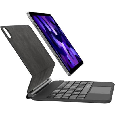 Belkin Bluetooth Pro-toetsenbord met hoes en magnetische standaard, iPad-toetsenbord, multi-gebarenbediening, magnetische Apple Pencil, QWERTZ, multimedia-toetsen voor iPad Air M2 13"/Pro 12,9 Belkin Bluetooth Pro-toetsenbord met hoes en magnetische standaard, iPad-toetsenbord, multi-gebarenbediening, magnetische Apple Pencil, QWERTZ, multimedia-toetsen voor iPad Air M2 13"/Pro 12,9