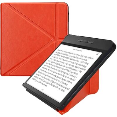 kwmobile Hoes compatibel met Kobo Libra H2O Hoes Magnetische Flip Case Tablet eReader PU Leer Oranje kwmobile Hoes compatibel met Kobo Libra H2O Hoes Magnetische Flip Case Tablet eReader PU Leer Oranje