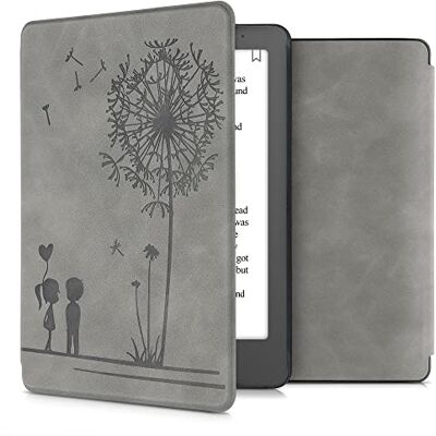 kwmobile Hoesje compatibel met Kobo Aura Edition 2 hoes magnetische flipcase tablet Reader kunstleer grijs kwmobile Hoesje compatibel met Kobo Aura Edition 2 hoes magnetische flipcase tablet Reader kunstleer grijs