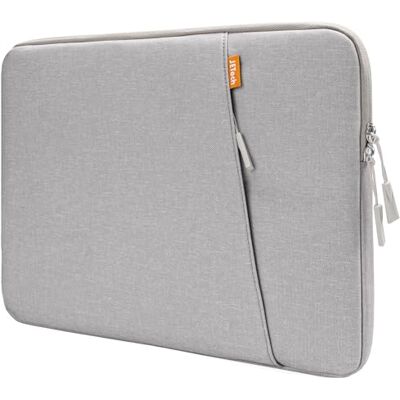 JETech Laptop Sleeve Hoes voor 13,3 Inch MacBook Air/Pro, 14 Inch MacBook Pro 2021 M1, 13-13,6 Inch Laptop Notebook, Case Bag Waterdichte Beschermhoes Schokbestendig (Lichtgrijs) Pour MacBook Neo (A18 Pro), MacBook Air/Pro (M5-M1) 2026-2020, Housse Saco JETech Laptop Sleeve Hoes voor 13,3 Inch MacBook Air/Pro, 14 Inch MacBook Pro 2021 M1, 13-13,6 Inch Laptop Notebook, Case Bag Waterdichte Beschermhoes Schokbestendig (Lichtgrijs) Pour MacBook Neo (A18 Pro), MacBook Air/Pro (M5-M1) 2026-2020, Housse Saco