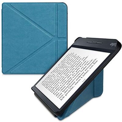 kwmobile Hoes compatibel met Kobo Libra H2O Hoes Magnetische Flip Case Tablet eReader PU Leer Petrol kwmobile Hoes compatibel met Kobo Libra H2O Hoes Magnetische Flip Case Tablet eReader PU Leer Petrol