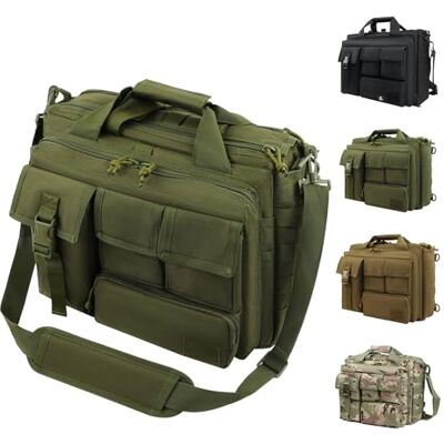 GES 39 cm laptoptas, multifunctionele heren outdoor tactische nylon schouder laptop messenger tas, aktetas handtassen voor camera/tablet/notebook (groen) GES 39 cm laptoptas, multifunctionele heren outdoor tactische nylon schouder laptop messenger tas, aktetas handtassen voor camera/tablet/notebook (groen)