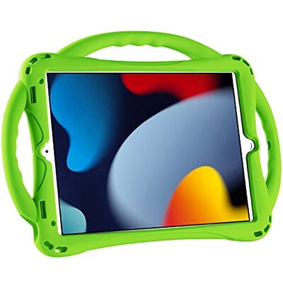 TopEsct Beschermhoes voor kinderen iPad 7/8/9e (10,2 inch), iPad Air 3 en iPad Pro 2 (10,5 inch), schokbestendige beschermhoes voor iPad 10,2 inch, 10,5 inch, maximale bescherming, zeer robuust, van siliconen (groen) TopEsct Beschermhoes voor kinderen iPad 7/8/9e (10,2 inch), iPad Air 3 en iPad Pro 2 (10,5 inch), schokbestendige beschermhoes voor iPad 10,2 inch, 10,5 inch, maximale bescherming, zeer robuust, van siliconen (groen)