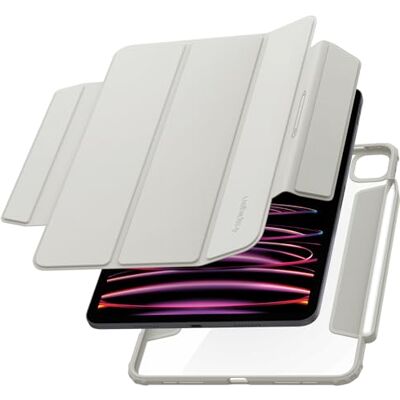 Spigen AirSkin Pro-hoes met afneembare magnetische hoes, compatibel met iPad Pro 11 inch generatie 4 2022, 3 2021, 2 2020, 1 2018, grijs Spigen AirSkin Pro-hoes met afneembare magnetische hoes, compatibel met iPad Pro 11 inch generatie 4 2022, 3 2021, 2 2020, 1 2018, grijs