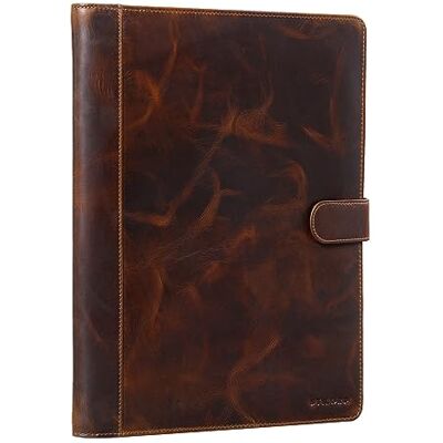 STILORD Lennoxus" Portfolio leer A4 vintage aktetas zakelijke documententas documententas organizer 13,3 inch kleur: ossidiana nero, Milano Bruin, L, Luidspreker STILORD Lennoxus" Portfolio leer A4 vintage aktetas zakelijke documententas documententas organizer 13,3 inch kleur: ossidiana nero, Milano Bruin, L, Luidspreker