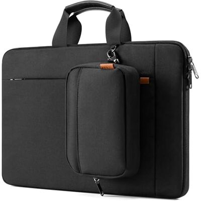 Inateck Laptophoes 15-15,6 inch Spatbescherming Met accessoirevak Zwart Inateck Laptophoes 15-15,6 inch Spatbescherming Met accessoirevak Zwart