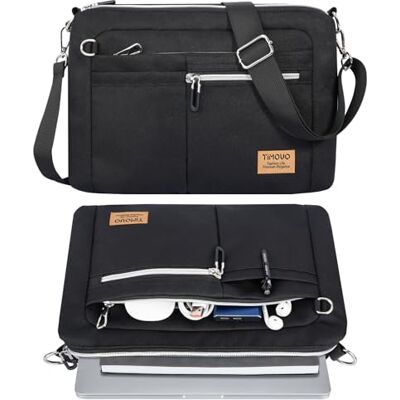 TiMOVO Tablet/laptophoes voor iPad 11 inch A16 2025/MacBook Neo 33 cm 2026, diefstalbeveiliging en schouderriem 13 Zoll TiMOVO Tablet/laptophoes voor iPad 11 inch A16 2025/MacBook Neo 33 cm 2026, diefstalbeveiliging en schouderriem 13 Zoll