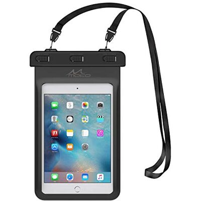 MoKo Universele waterdichte beschermhoes, Dry Bag voor iPad Mini 6 2021, iPad mini 5/4/3/2/1, Galaxy Tab A 8.0/8.4, Tab A7 Lite 8.7, Tab E 8.0, Huawei MatePad M5/T8 en andere tablets tot 8,3 inch, zwart MoKo Universele waterdichte beschermhoes, Dry Bag voor iPad Mini 6 2021, iPad mini 5/4/3/2/1, Galaxy Tab A 8.0/8.4, Tab A7 Lite 8.7, Tab E 8.0, Huawei MatePad M5/T8 en andere tablets tot 8,3 inch, zwart