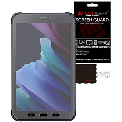 TECHGEAR Displaybeschermfolie voor Samsung Tab Active 3 8 inch (SM-T570/T575/T577), anti-verblinding, mat, compatibel met Samsung Galaxy Tab Active 3 8, 2 stuks TECHGEAR Displaybeschermfolie voor Samsung Tab Active 3 8 inch (SM-T570/T575/T577), anti-verblinding, mat, compatibel met Samsung Galaxy Tab Active 3 8, 2 stuks