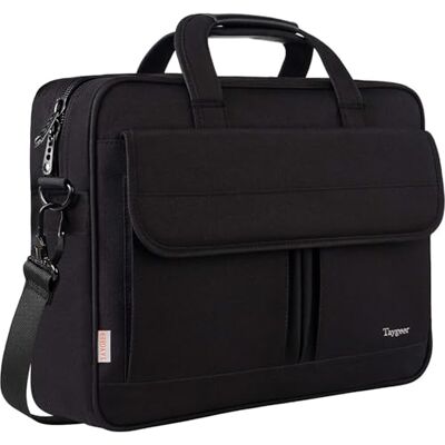 Taygeer laptoptas 15,6 inch premium waterafstotende laptop kantoor aktetas lichtgewicht messengertas met verstelbare schouderband en meerdere compartimenten voor mannen vrouwen reizen business school zwart Taygeer laptoptas 15,6 inch premium waterafstotende laptop kantoor aktetas lichtgewicht messengertas met verstelbare schouderband en meerdere compartimenten voor mannen vrouwen reizen business school zwart