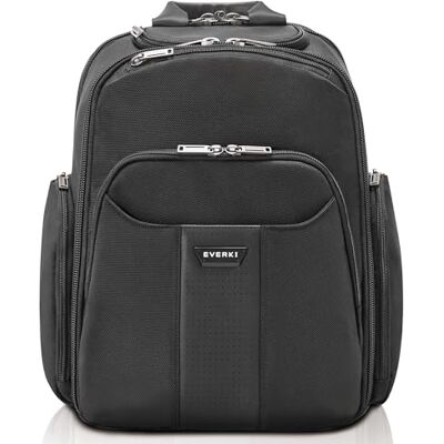 Everki VERSA 2 Premium laptoprugzak voor maximaal 14,1 inch (35,8 cm) / MacBook Pro 15 inch met gepatenteerd hoekbeschermingssysteem, harde hoes voor brillen en andere functies Everki VERSA 2 Premium laptoprugzak voor maximaal 14,1 inch (35,8 cm) / MacBook Pro 15 inch met gepatenteerd hoekbeschermingssysteem, harde hoes voor brillen en andere functies