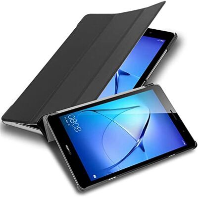 Cadorabo Beschermhoes voor tablet compatibel met Huawei MediaPad T3 8 (8,0 inch) in satijnzwart – ultradunne beschermhoes zonder Auto Wake Up en standfunctie Cadorabo Beschermhoes voor tablet compatibel met Huawei MediaPad T3 8 (8,0 inch) in satijnzwart – ultradunne beschermhoes zonder Auto Wake Up en standfunctie