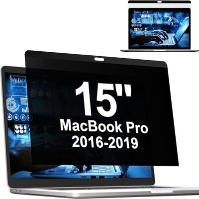 Mamol Magnetisch privacyfilter voor MacBook Pro 15 inch (2016-2019), anti-spion/draagbaar privacyfilter 15 inch, anti-blauw lichtfilter Mac 15 inch model (A1707, A1990) Mamol Magnetisch privacyfilter voor MacBook Pro 15 inch (2016-2019), anti-spion/draagbaar privacyfilter 15 inch, anti-blauw lichtfilter Mac 15 inch model (A1707, A1990)