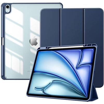 TiMOVO Beschermhoes voor iPad Air 13 inch M4/M3/M2, marineblauw TiMOVO Beschermhoes voor iPad Air 13 inch M4/M3/M2, marineblauw