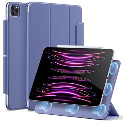 ESR iPad Pro 12,9 inch hoes, magnetische rebound-hoes voor iPad Pro 12,9 inch (2022/2021/2020, 6e/5e/4e generatie), praktische magnetische bevestiging, bidirectionele standaard, volledige ESR iPad Pro 12,9 inch hoes, magnetische rebound-hoes voor iPad Pro 12,9 inch (2022/2021/2020, 6e/5e/4e generatie), praktische magnetische bevestiging, bidirectionele standaard, volledige