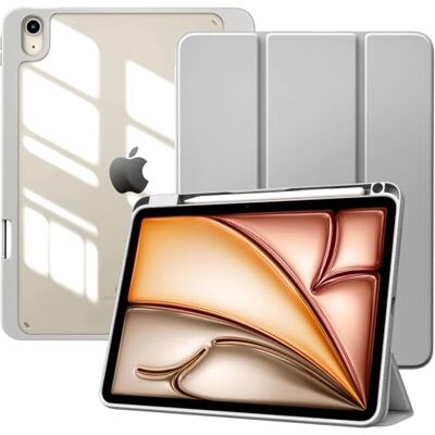 TiMOVO Beschermhoes voor iPad Air 11 inch M4/M3/M2, Air 5e/4e generatie 10,9 inch, lichtgrijs TiMOVO Beschermhoes voor iPad Air 11 inch M4/M3/M2, Air 5e/4e generatie 10,9 inch, lichtgrijs