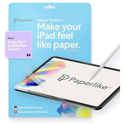 Paperlike ® 3 displaybeschermfolie voor iPad Pro 11 inch (M5, M4) Het originele papiergevoel, ontworpen voor stressvrij aanbrengen en luchtbellen (vlinder), beschermt de potloodpunt Paperlike ® 3 displaybeschermfolie voor iPad Pro 11 inch (M5, M4) Het originele papiergevoel, ontworpen voor stressvrij aanbrengen en luchtbellen (vlinder), beschermt de potloodpunt
