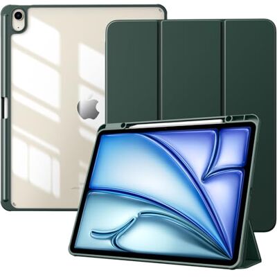 TiMOVO Beschermhoes voor iPad Air 13 inch M4/M3/M2, nachtgroen TiMOVO Beschermhoes voor iPad Air 13 inch M4/M3/M2, nachtgroen