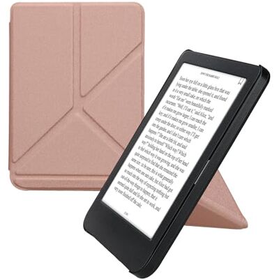 kwmobile Hoes compatibel met Kobo Clara BW/Colour Case Magnetische Flip Case Tablet eReader PU Leer Roségoud kwmobile Hoes compatibel met Kobo Clara BW/Colour Case Magnetische Flip Case Tablet eReader PU Leer Roségoud