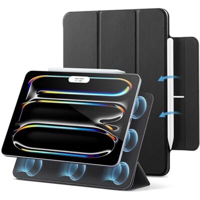 ESR iPad Pro hoes 13 inch (2024), sterke magnetische bevestiging, slanke Drieweg-bidirectionele houder, sterke magnetische bevestiging, duurzame bescherming ESR iPad Pro hoes 13 inch (2024), sterke magnetische bevestiging, slanke Drieweg-bidirectionele houder, sterke magnetische bevestiging, duurzame bescherming