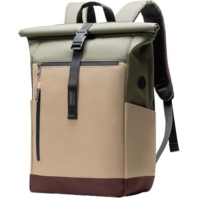 Inateck RollTop Rugzak voor dames en heren, 25-30 liter, stijlvolle rugzak voor laptop van 17 inch, voor universiteit, vrije tijd, werk, sport, reizen, fietsen, kakigroen, 30 l Inateck RollTop Rugzak voor dames en heren, 25-30 liter, stijlvolle rugzak voor laptop van 17 inch, voor universiteit, vrije tijd, werk, sport, reizen, fietsen, kakigroen, 30 l