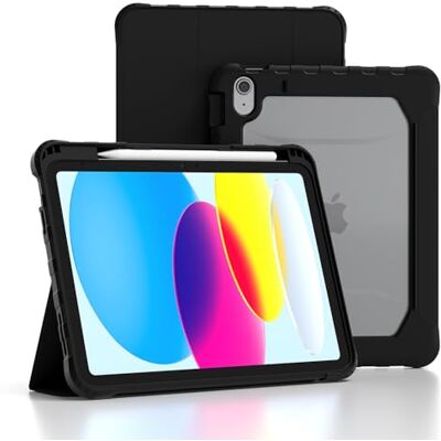 TopEsct iPad (A16) hoes 11 (^>e) generatie, 11 inch 2025/iPad 10e generatie 10,9 inch 2022, automatische slaap/wake, schokbestendige sterke magnetische hoes met doorschijnende harde achterkant TopEsct iPad (A16) hoes 11 (^>e) generatie, 11 inch 2025/iPad 10e generatie 10,9 inch 2022, automatische slaap/wake, schokbestendige sterke magnetische hoes met doorschijnende harde achterkant