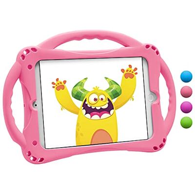 TopEsct Beschermhoes voor iPad Mini voor kinderen, schokbestendig, voor iPad Mini 5/Mini 4/Mini 3/Mini 2/Mini 1 (7,9 inch), maximale bescherming, zeer robuust, van siliconen (iPad Mini 5/4/3/2/1, roze) TopEsct Beschermhoes voor iPad Mini voor kinderen, schokbestendig, voor iPad Mini 5/Mini 4/Mini 3/Mini 2/Mini 1 (7,9 inch), maximale bescherming, zeer robuust, van siliconen (iPad Mini 5/4/3/2/1, roze)
