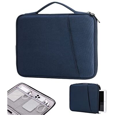 TiMOVO 9-11 inch tablethoes voor iPad 11-inch A16 2025, iPad 10,9 inch/10,2 inch, Galaxy Tab A9 Plus 11 inch, beschermhoes met zakken, indigo TiMOVO 9-11 inch tablethoes voor iPad 11-inch A16 2025, iPad 10,9 inch/10,2 inch, Galaxy Tab A9 Plus 11 inch, beschermhoes met zakken, indigo