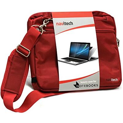 Navitech Rode tas compatibel met laptops, 35,6 cm (14 inch), zoals Asus VivoBook S400CA Navitech Rode tas compatibel met laptops, 35,6 cm (14 inch), zoals Asus VivoBook S400CA