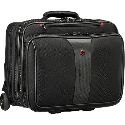 Wenger Patriot Trolley Laptoptas, roltas, organizer, dames, heren, kantoor, zaken, reizen, effen, duurzaam, computerkoffer met wieltjes Wenger Patriot Trolley Laptoptas, roltas, organizer, dames, heren, kantoor, zaken, reizen, effen, duurzaam, computerkoffer met wieltjes