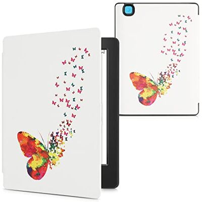 kwmobile Hoesje compatibel met Kobo Aura H2O Edition 2 hoesje Flip case magnetische tablet eReader kunstleer veelkleurig fuchsia-wit kwmobile Hoesje compatibel met Kobo Aura H2O Edition 2 hoesje Flip case magnetische tablet eReader kunstleer veelkleurig fuchsia-wit
