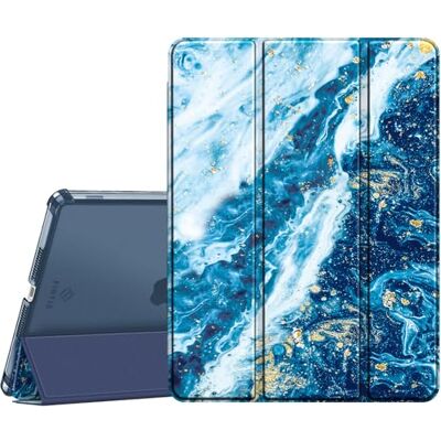 FINTIE Hoes voor iPad 10.2 inch 9e Generatie 2021/ 8e Gen. 2020 / 7e Gen. 2019 met Pencil Houder, Ultradun Superlicht Beschermhoes met Transparante Achterkant met Automatische Slaap-waak, Oceaan Blauw FINTIE Hoes voor iPad 10.2 inch 9e Generatie 2021/ 8e Gen. 2020 / 7e Gen. 2019 met Pencil Houder, Ultradun Superlicht Beschermhoes met Transparante Achterkant met Automatische Slaap-waak, Oceaan Blauw