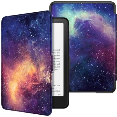 FINTIE Hoesje voor 7 inch Kindle Paperwhite 2024 (12e generatie) en Kindle Colorsoft Signature Edition (1e generatie), dunne en lichte beschermhoes, automatische aan/uit-hoes, Galaxy FINTIE Hoesje voor 7 inch Kindle Paperwhite 2024 (12e generatie) en Kindle Colorsoft Signature Edition (1e generatie), dunne en lichte beschermhoes, automatische aan/uit-hoes, Galaxy