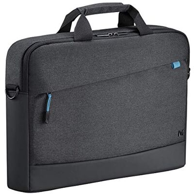 Mobilis Laptoptas 11-14 inch, aktetas met waterdichte schouderriem, laptoptas, zwart Mobilis Laptoptas 11-14 inch, aktetas met waterdichte schouderriem, laptoptas, zwart