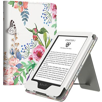 MoKo Case voor 6 inch Kindle (11e generatie, 2024/2022), fragrant bloemen Geschikt voor Kindle 10e / 8e generatie (2019/2016), ultra lichtgewicht PU Shell Cover, Auto Wake/Sleep MoKo Case voor 6 inch Kindle (11e generatie, 2024/2022), fragrant bloemen Geschikt voor Kindle 10e / 8e generatie (2019/2016), ultra lichtgewicht PU Shell Cover, Auto Wake/Sleep