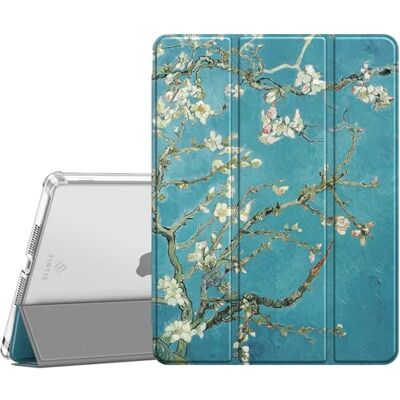 FINTIE Hoes voor iPad 10.2 inch 9e Generatie 2021/ 8e Gen. 2020 / 7e Gen. 2019 met Pencil Houder, Ultradun Superlicht Beschermhoes met Transparante Achterkant met Automatische Slaap-waak, Blossom Étui avec Porte-Stylet, Coque Arrière Transparente Givrée FINTIE Hoes voor iPad 10.2 inch 9e Generatie 2021/ 8e Gen. 2020 / 7e Gen. 2019 met Pencil Houder, Ultradun Superlicht Beschermhoes met Transparante Achterkant met Automatische Slaap-waak, Blossom Étui avec Porte-Stylet, Coque Arrière Transparente Givrée