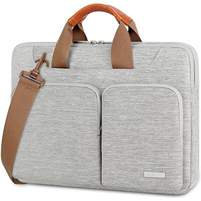 Lacdo 360° beschermhoes voor laptop 14 inch New MacBook Pro M5 Pro/Max A3426 A3427 2026, M5/M4/M3/M2/M1 A3434 A3112 A3401 A3185 A2918 A2992 A2779 A2779 A2442 2025-2021 Messenger Bag, Grijs Lacdo 360° beschermhoes voor laptop 14 inch New MacBook Pro M5 Pro/Max A3426 A3427 2026, M5/M4/M3/M2/M1 A3434 A3112 A3401 A3185 A2918 A2992 A2779 A2779 A2442 2025-2021 Messenger Bag, Grijs