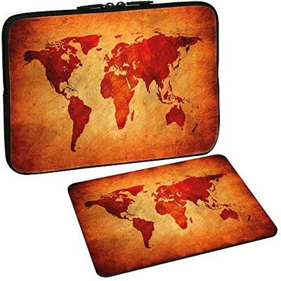 PEDEA Design etui 13 / muismat bruin PEDEA Design etui 13 / muismat bruin