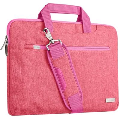 TECHGEAR Laptophoes voor laptops van 12,9 tot 13,3 inch, draagbare multifunctionele tas met verstelbare schouderriem, bagageriem en afneembare handgrepen, draagbare opbergtas + zakken, TECHGEAR Laptophoes voor laptops van 12,9 tot 13,3 inch, draagbare multifunctionele tas met verstelbare schouderriem, bagageriem en afneembare handgrepen, draagbare opbergtas + zakken,