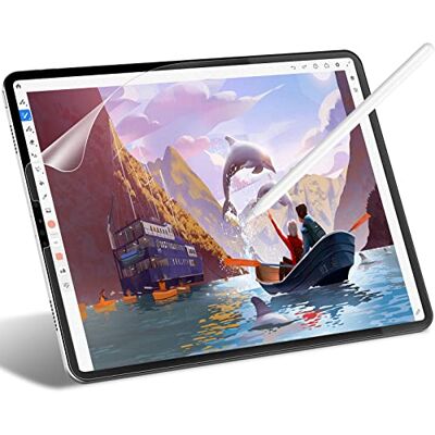 JETech Paper Screen Protector voor iPad Air 5/4 10,9 Inch (5e/4e Generatie), iPad Pro 11 Inch Alle Modellen, Antireflectie, Matte PET voor Tekenen JETech Paper Screen Protector voor iPad Air 5/4 10,9 Inch (5e/4e Generatie), iPad Pro 11 Inch Alle Modellen, Antireflectie, Matte PET voor Tekenen