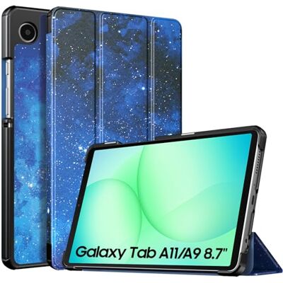 TiMOVO Beschermhoes voor Galaxy Tab A11/A9 8,7 inch, blauwe ster Slank en licht beschermhoes, harde PC achterkant, compatibel met SM-X130/X133/X135/X110/X115/X117 modellen TiMOVO Beschermhoes voor Galaxy Tab A11/A9 8,7 inch, blauwe ster Slank en licht beschermhoes, harde PC achterkant, compatibel met SM-X130/X133/X135/X110/X115/X117 modellen