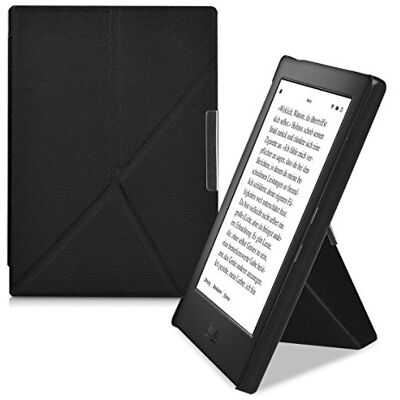 kwmobile Hoesje compatibel met Kobo Aura H2O Edition 1 hoes eReader Tablet Magnetische Flip Case Zwart kwmobile Hoesje compatibel met Kobo Aura H2O Edition 1 hoes eReader Tablet Magnetische Flip Case Zwart