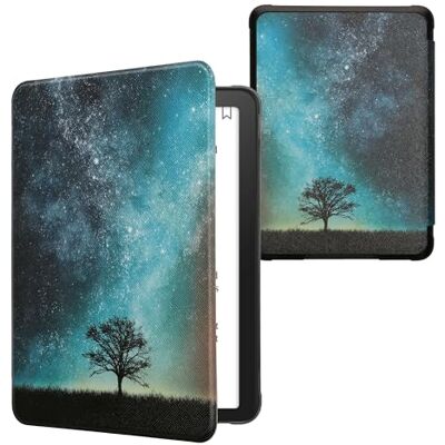 kwmobile Hoesje compatibel met Amazon Kindle Paperwhite (2024)/Colorsoft hoes Magnetische flipcase tablet eReader kunstleer blauw-grijs-zwart kwmobile Hoesje compatibel met Amazon Kindle Paperwhite (2024)/Colorsoft hoes Magnetische flipcase tablet eReader kunstleer blauw-grijs-zwart