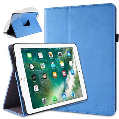 doupi Luxe beschermhoes voor iPad Pro 9,7 inch, slaap-/waakfunctie, 360 graden draaibaar, blauw doupi Luxe beschermhoes voor iPad Pro 9,7 inch, slaap-/waakfunctie, 360 graden draaibaar, blauw