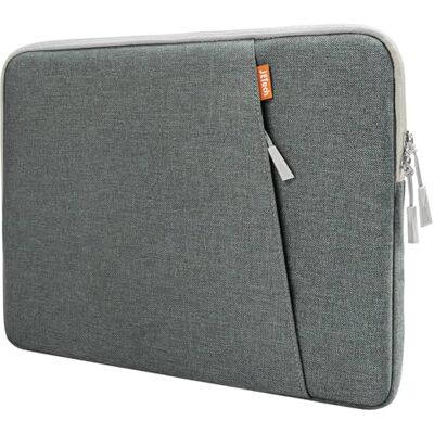 JETech Laptop Sleeve Hoes voor 13,3 Inch MacBook Air/Pro, 14 Inch MacBook Pro 2021 M1, 13-13,6 Inch Laptop Notebook, Case Bag Waterdichte Beschermhoes Schokbestendig (Grijs) Pour MacBook Neo (A18 Pro), MacBook Air/Pro (M5-M1) 2026-2020, Étui Sacoche Éta JETech Laptop Sleeve Hoes voor 13,3 Inch MacBook Air/Pro, 14 Inch MacBook Pro 2021 M1, 13-13,6 Inch Laptop Notebook, Case Bag Waterdichte Beschermhoes Schokbestendig (Grijs) Pour MacBook Neo (A18 Pro), MacBook Air/Pro (M5-M1) 2026-2020, Étui Sacoche Éta
