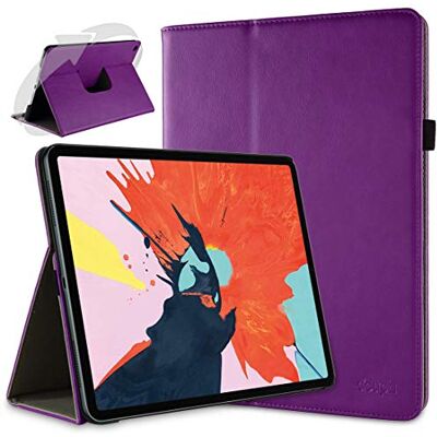 doupi Luxe beschermhoes voor iPad Pro 11 inch (2018) met 360° draaibare slaap-/waakfunctie, paars doupi Luxe beschermhoes voor iPad Pro 11 inch (2018) met 360° draaibare slaap-/waakfunctie, paars